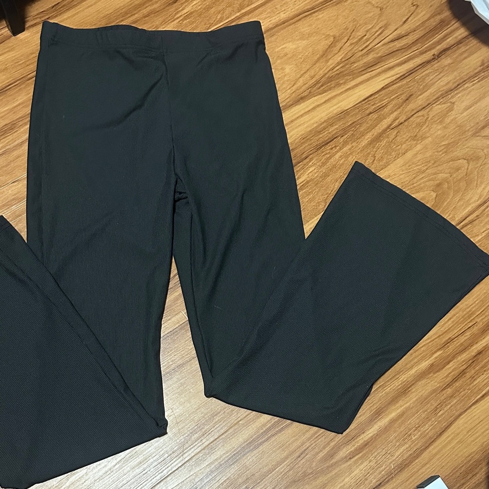 Black Flared Pants